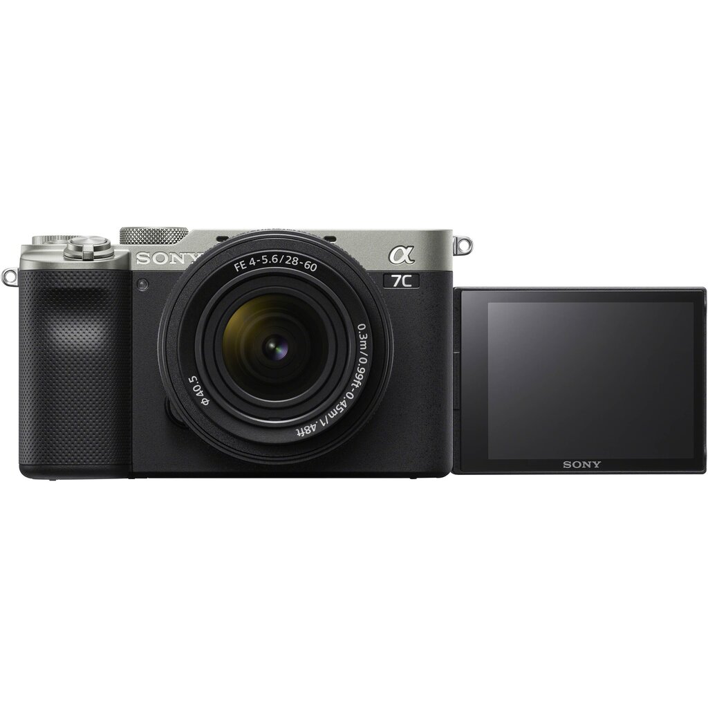 Sony A7C 28-60mm (Silver) | (ILCE-7CL/S) | (α7C) | (Alpha 7C) цена и информация | Fotoaparaadid | kaup24.ee