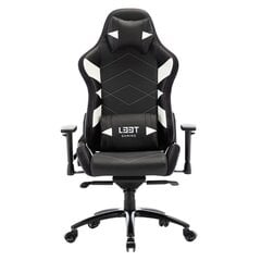 Mänguritool L33T Gaming Elite V4, must/valge hind ja info | Kontoritoolid | kaup24.ee