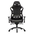 Игровое кресло L33T Gaming Elite V4, черное/белое