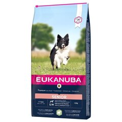 Eukanuba kuivsööt küpsetele ja eakatele koertele alates 7. eluaastast, lambaliha ja riisiga, 12 kg цена и информация | Сухой корм для собак | kaup24.ee