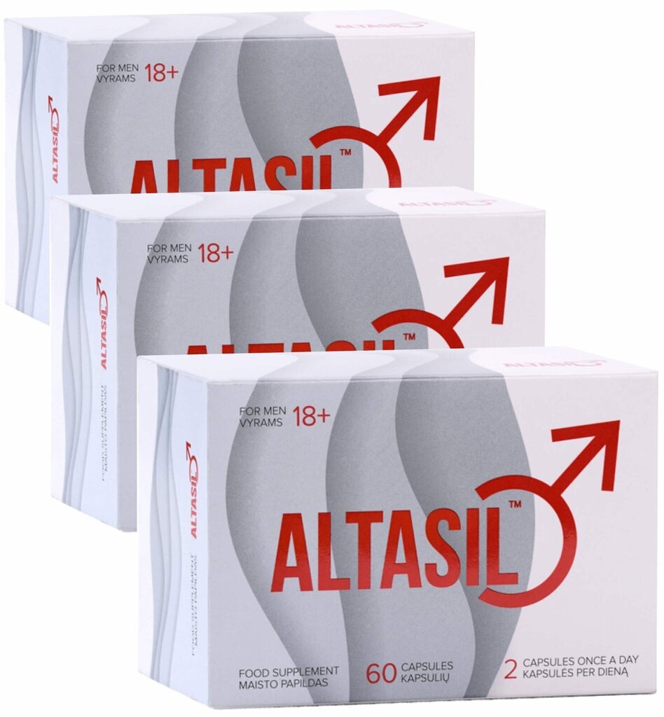 Toidulisand meestele Altasil 180 hind ja info | Vitamiinid, toidulisandid, preparaadid tervise heaoluks | kaup24.ee