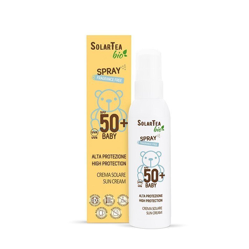 Päikesekaitse sprei lastele, Spf50+, 100 ml цена и информация | Päikesekreemid | kaup24.ee