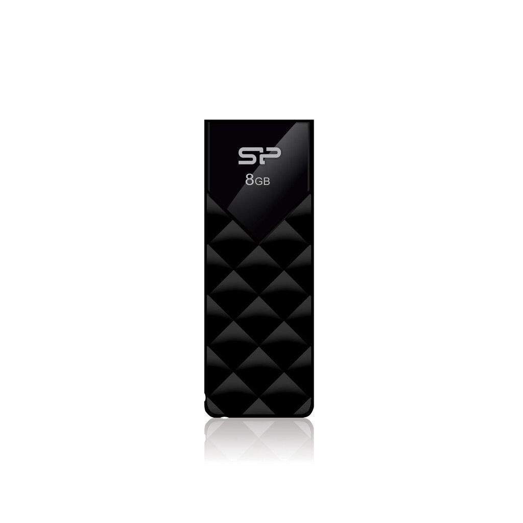 Silicon Power memory USB Ultima U03 8GB USB 2.0 Black цена и информация | Mälupulgad | kaup24.ee