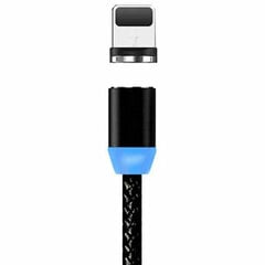 USB кабель Magnetic microUSB магнитный 1.0 м черный цена и информация | Borofone 43757-uniw | kaup24.ee