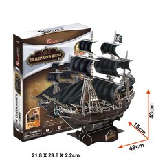 3D пазл CubicFun лодка «Королева Анна», 155 шт.  цена и информация | Пазлы | kaup24.ee