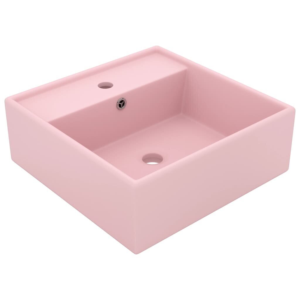 Valamu 410x410, roosa цена и информация | Kraanikausid, valamud | kaup24.ee