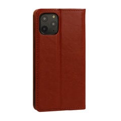 Чехол Leather Book для Samsung Galaxy S20 Ultra, коричневый цена и информация | Чехлы для телефонов | kaup24.ee