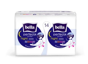 Hügieenisidemed Bella Perfecta Ultra Night Extra Soft, 14 tk hind ja info | Tampoonid, hügieenisidemed, menstruaalanumad | kaup24.ee