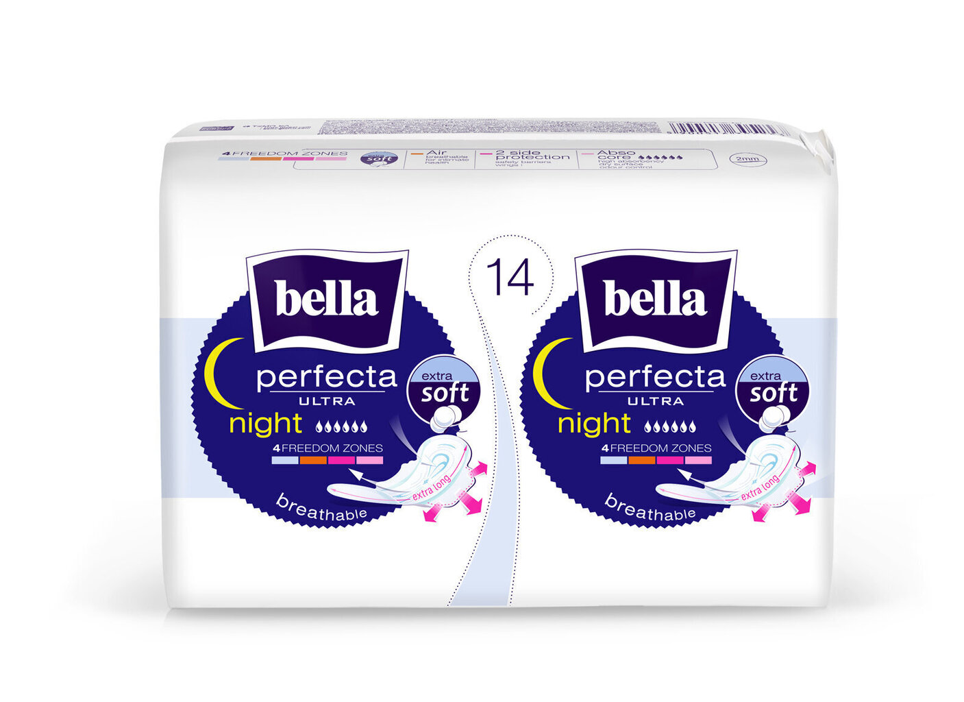 Hügieenisidemed Bella Perfecta Ultra Night Extra Soft, 14 tk цена и информация | Tampoonid, hügieenisidemed, menstruaalanumad | kaup24.ee