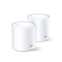 TP-LINK AX3000 Whole Home Mesh Wi-Fi 6 System Deco X60 (2-pack) 802.11ax, 2402+574 Mbit цена и информация | Маршрутизаторы (роутеры) | kaup24.ee