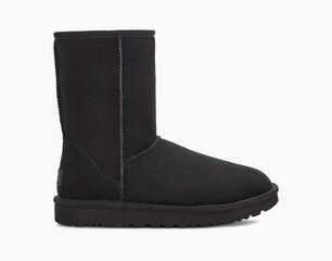 UGG naiste talvesaapad CLASSIC SHORT II, must цена и информация | Женские сапоги | kaup24.ee