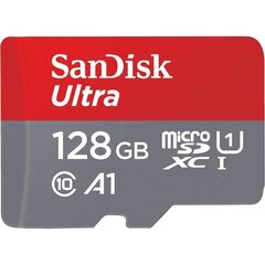 SanDisk Micro SDXC, 128GB (SDSQUNR-128G-GN6MN) hind ja info | Sandisk Mobiiltelefonid, foto-, videokaamerad | kaup24.ee