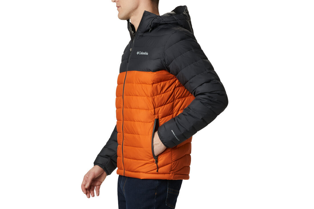 Jope meestele Columbia Powder Lite Hooded Jacket 1693931820, oranž hind ja info | Meeste joped | kaup24.ee