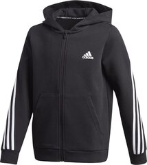 Свитер детский Adidas B 3S FZ GE0663 GE0663, черный цена и информация | Свитеры, жилетки, пиджаки для мальчиков | kaup24.ee