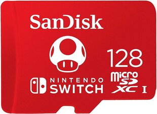 SanDisk microSDXC 128GB, Nintendo Switchile hind ja info | Fotoaparaatide mälukaardid | kaup24.ee