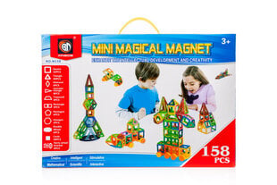 Магнитный конструктор Mini Magical Magnet 158 деталей цена и информация | Конструкторы и кубики | kaup24.ee