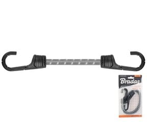 Elastne kinnituskumm konksudega Bradas BUNGEE CORD HOOK, 2 tk., 40 cm hind ja info | Aiatööriistad | kaup24.ee