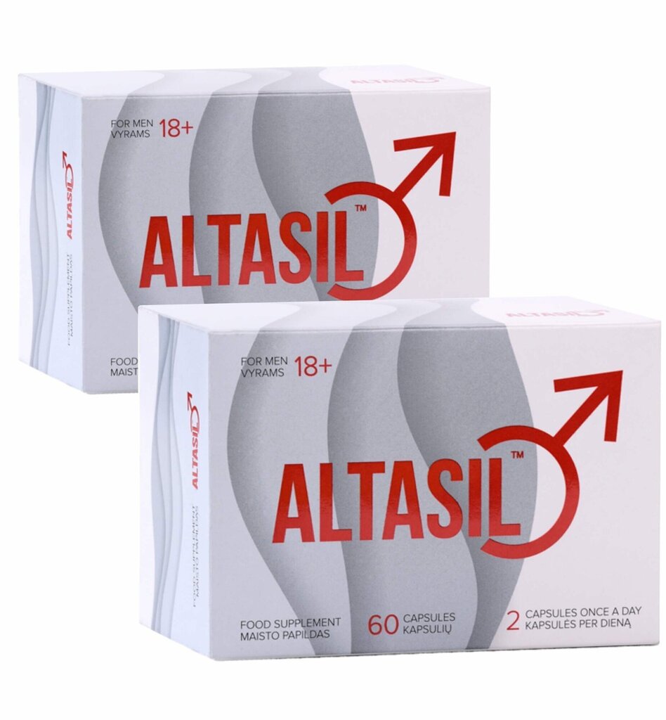 Toidulisand meestele Altasil 120 hind ja info | Vitamiinid, toidulisandid, preparaadid tervise heaoluks | kaup24.ee