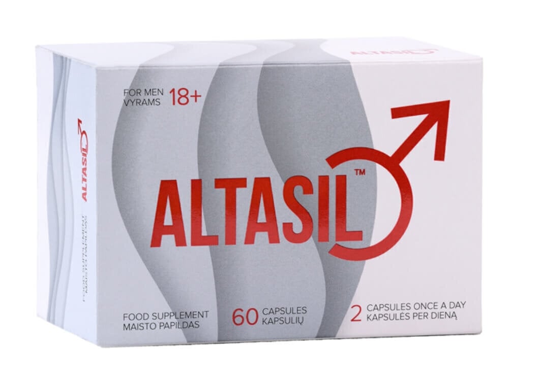 Toidulisand meestele Altasil 60 hind ja info | Vitamiinid, toidulisandid, preparaadid tervise heaoluks | kaup24.ee