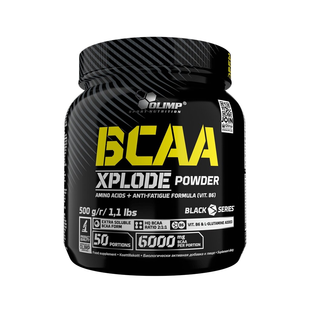 Toidulisand BCAA Xplode powder, 500 g, sidruni maitsega цена и информация | Aminohapped | kaup24.ee