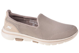 Spordijalatsid naistele Skechers Go Walk 5 W 15901-TPE, beeži värvi цена и информация | Спортивная обувь, кроссовки для женщин | kaup24.ee