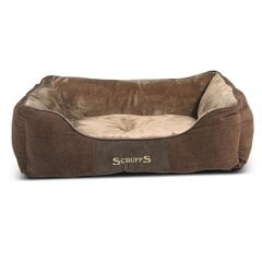 Scruffs & Tramps лежак для питомца Chester, L, 75x60см, коричневый 1167 цена и информация | Лежаки, домики | kaup24.ee