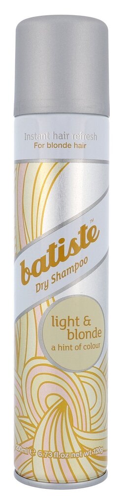 Batiste Brilliant Blonde kuivšampoon heledatele ja blondidele juustele 200 ml цена и информация | Šampoonid | kaup24.ee