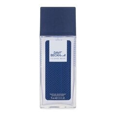 Spreideodorant David Beckham Classic Blue meestele 75 ml цена и информация | Парфюмированная косметика для мужчин | kaup24.ee