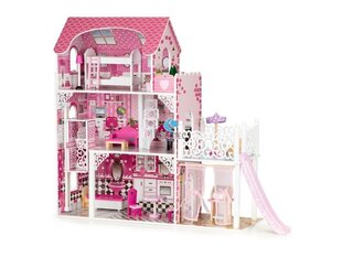 Puidust nukumaja mööbliga Ecotoys XXL hind ja info | Tüdrukute mänguasjad | kaup24.ee