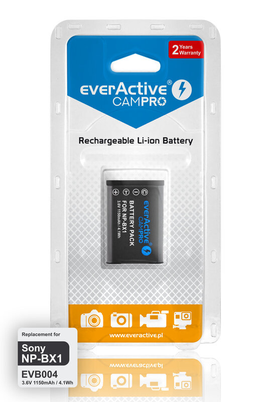 EverActive EVB004 цена и информация | Akud videokaameratele | kaup24.ee