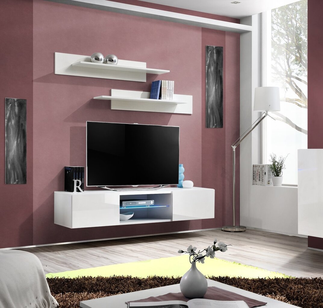 Tv-laud ASM Fly 33, valge hind ja info | TV alused | kaup24.ee