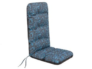 Подушка для стула Hobbygarden Basia 48см, темно-коричневая/синяя цена и информация | Подушки, наволочки, чехлы | kaup24.ee