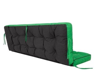 Подушка для качелей HobbyGarden Pola 120 см, зеленая цена и информация | Подушки, наволочки, чехлы | kaup24.ee