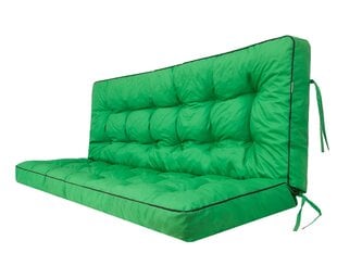 Подушка для качелей HobbyGarden Pola 150 см, зеленая цена и информация | Подушки, наволочки, чехлы | kaup24.ee