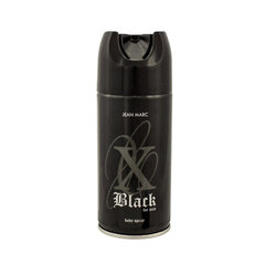 Spreideodorant Jean Marc X Black meestele, 150 ml hind ja info | Lõhnastatud kosmeetika meestele | kaup24.ee