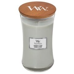 WoodWick ароматическая свеча Lavender & Cedar, 609 г цена и информация | Свечи, подсвечники | kaup24.ee