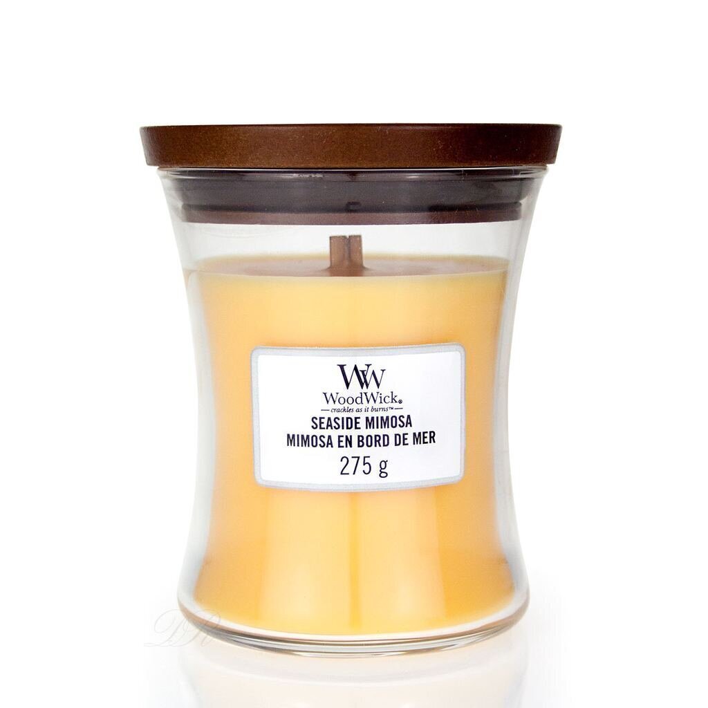 WoodWick lõhnaküünal Seaside Mimosa, 275 g цена и информация | Küünlad, küünlajalad | kaup24.ee