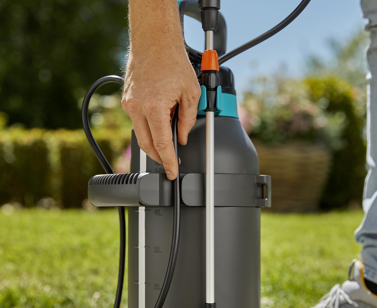 Surveprits Gardena EasyPump, 5 l hind ja info | Kastekannud, voolikud, niisutus | kaup24.ee