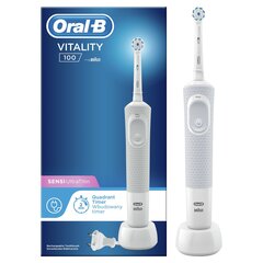 D100.413.1 Braun Oral-B Vitality Sensitive UltraThin el.hambahari taimeriga цена и информация | Электрические зубные щетки | kaup24.ee