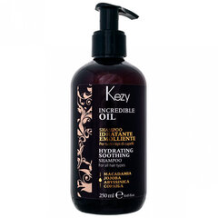 Нежный увлажняющий шампунь Kezy Incredible Oil Hydrating Soothing Shampoo 250 мл цена и информация | Шампуни | kaup24.ee