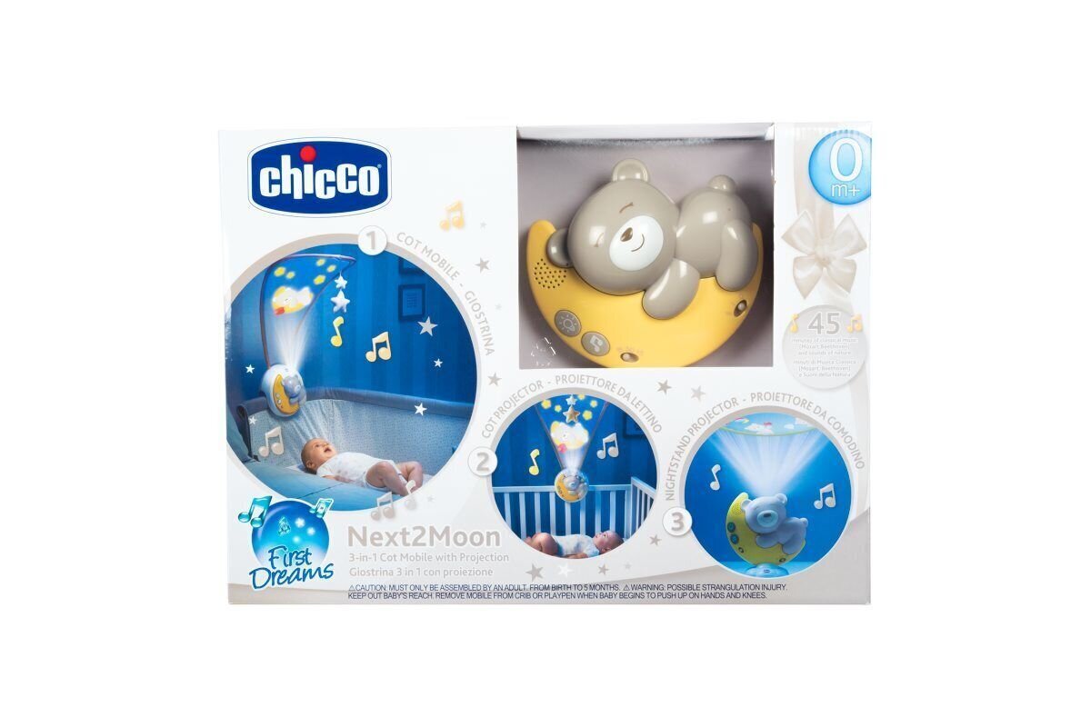 Chicco First Dreams Next2 esmaspäev 3-ühes karussell, neutraalne värv цена и информация | Imikute mänguasjad | kaup24.ee