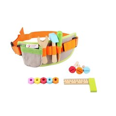 Puidust tööriistakomplekt vööga Classic World hind ja info | Poiste mänguasjad | kaup24.ee