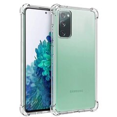 Silikoonist ümbris Fusion anti shock 0,5 mm Samsung G780 Galaxy S20 FE, läbipaistev hind ja info | Telefoni kaaned, ümbrised | kaup24.ee