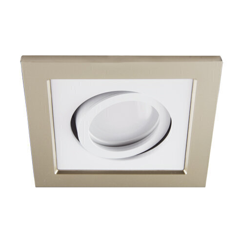 borys d beige/valge lae punktvalgusti STRÜHM 28 x 105 x 105 mm hind ja info | Süvistatavad ja LED valgustid | kaup24.ee
