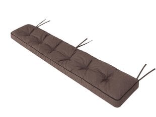 Подушка на скамейку Etna Ekolen 150x40 см, коричневая цена и информация | Подушки, наволочки, чехлы | kaup24.ee