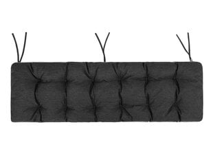 Подушка на скамейку Etna Ekolen 120x50 см, черная цена и информация | Подушки, наволочки, чехлы | kaup24.ee