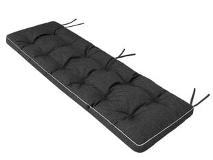 Подушка на скамейку Etna Ekolen 180x50 см, черная цена и информация | Подушки, наволочки, чехлы | kaup24.ee