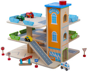 Gerardo's Toys puidust parkimismaja цена и информация | Игрушки для мальчиков | kaup24.ee
