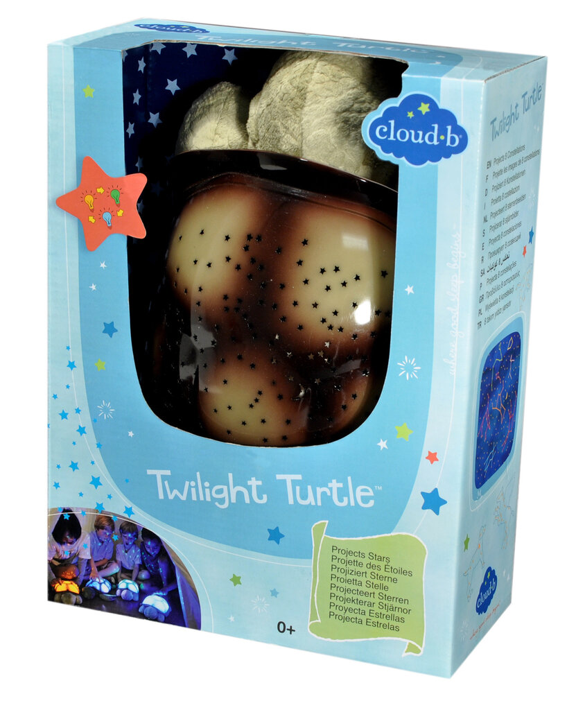 Valguse projektsiooniga öölamp - Turtle Twilight Turtle Cloud B 007208 цена и информация | Imikute mänguasjad | kaup24.ee