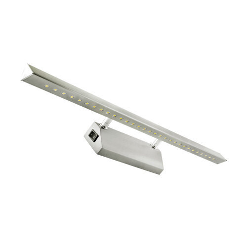 riton led 6w mat chrome 4000k dekoratiivne smd led laevalgusti STRÜHM 108 x 555 x 55 mm hind ja info | Seinavalgustid | kaup24.ee